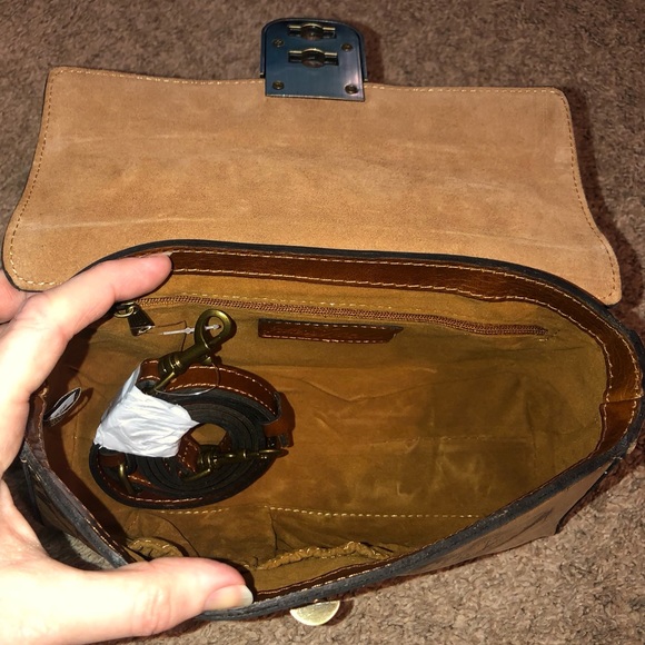 NWT-Patricia Nash-SET-European Map-Carisbrooke Satchel & Cassis ID Case-$248 - Picture 8 of 16